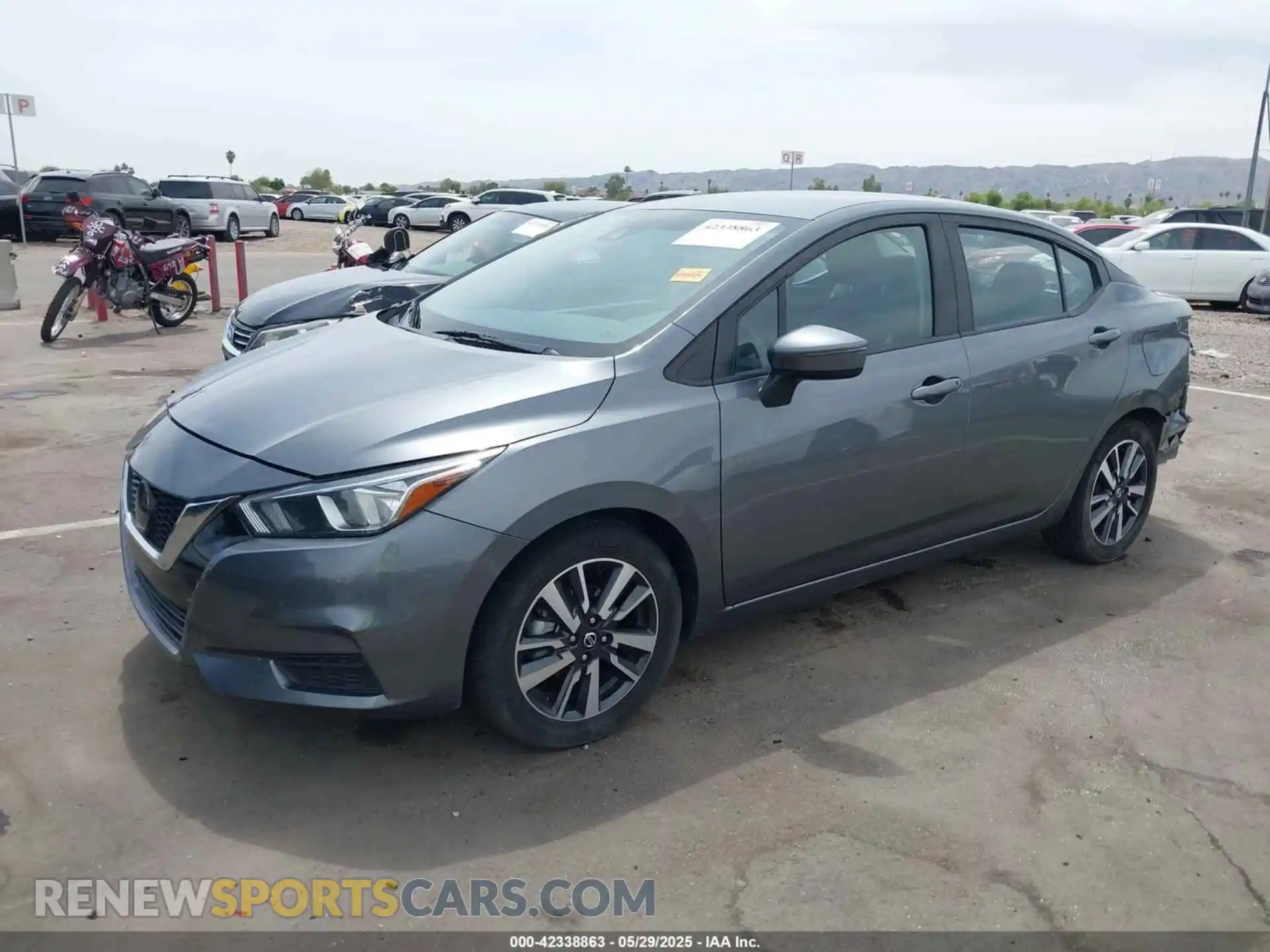 2 Photograph of a damaged car 3N1CN8EV3ML831019 NISSAN VERSA 2021