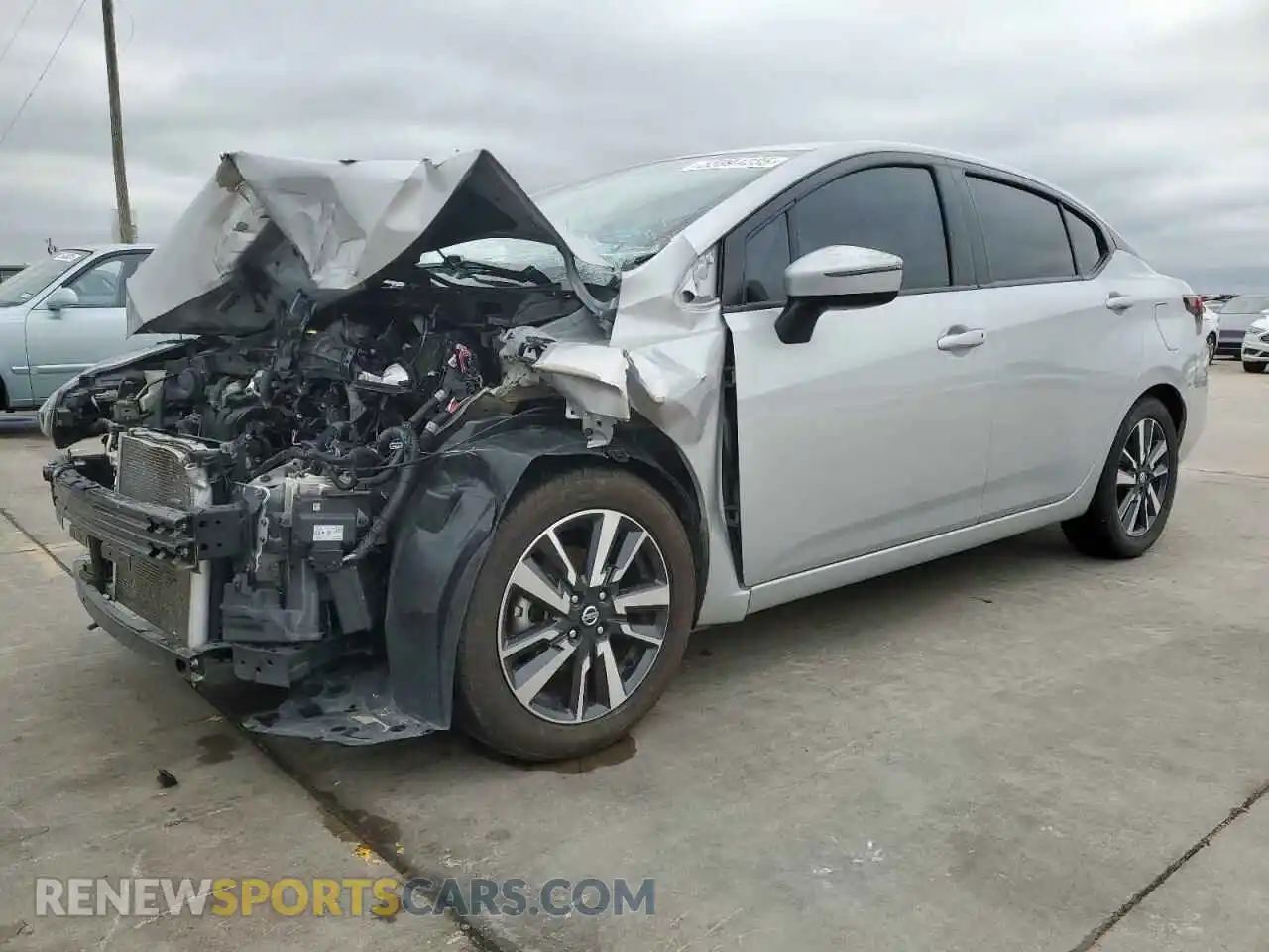 1 Photograph of a damaged car 3N1CN8EV3ML833899 NISSAN VERSA 2021