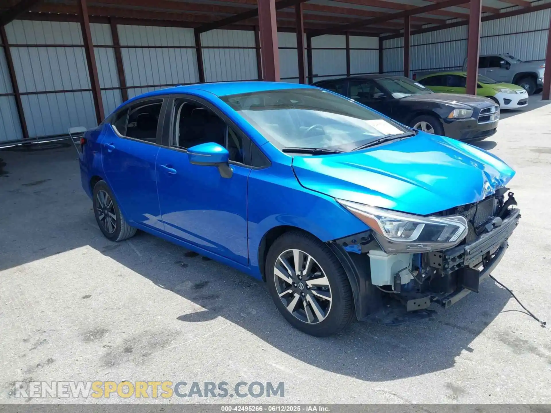 1 fotografías del automóvil dañado 3N1CN8EV3ML836592 NISSAN VERSA 2021