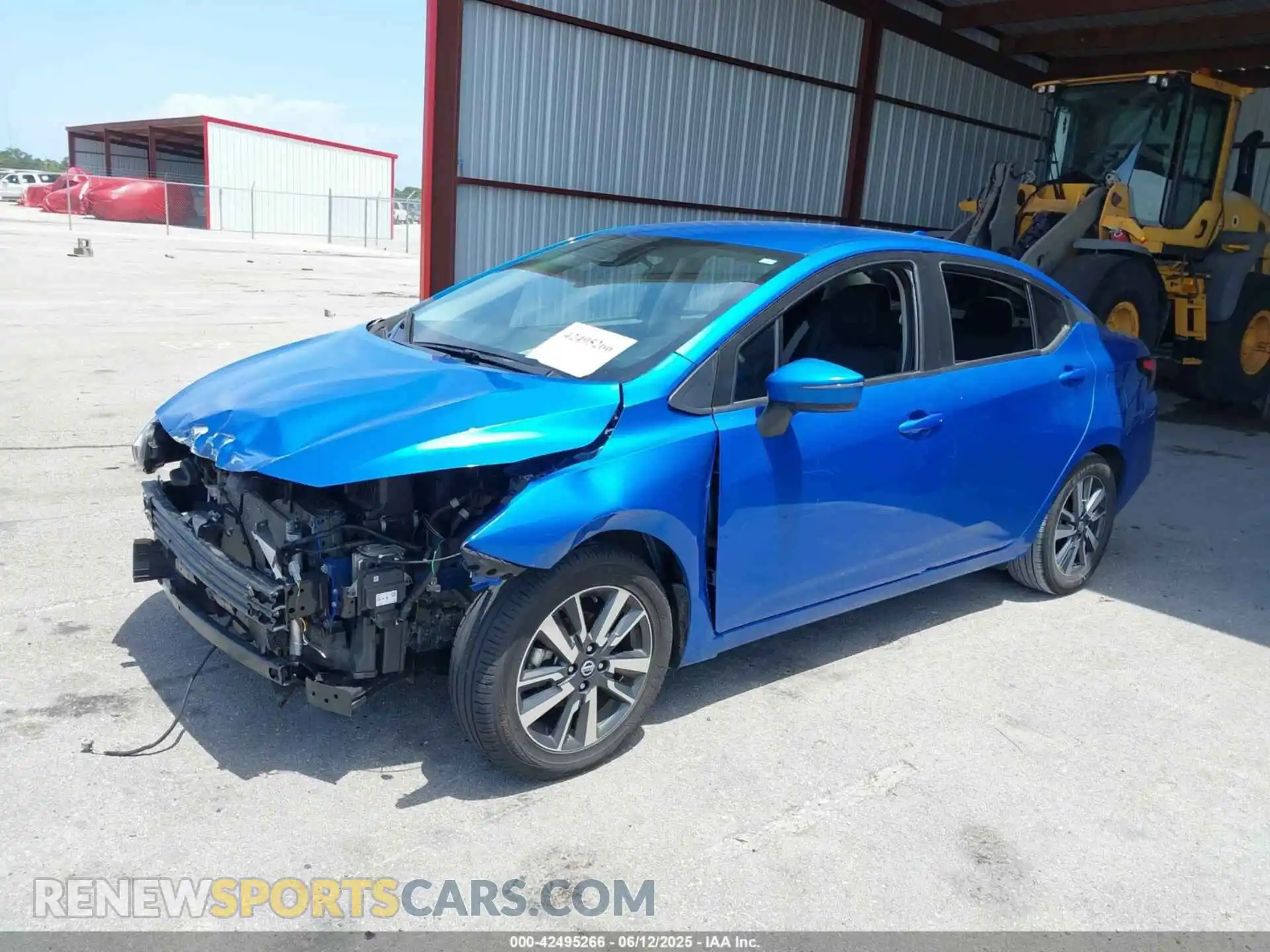 2 fotografías del automóvil dañado 3N1CN8EV3ML836592 NISSAN VERSA 2021