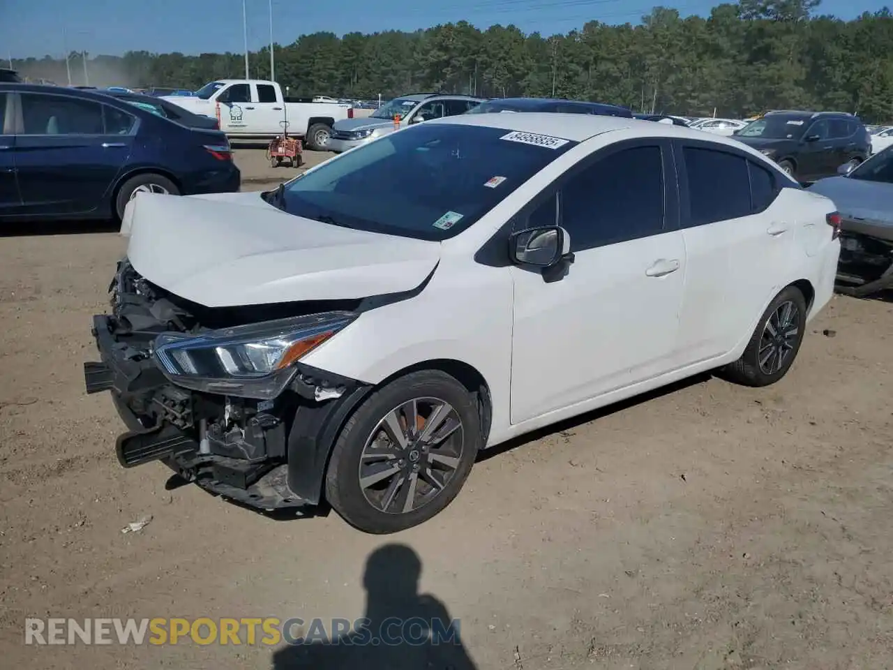 1 Photograph of a damaged car 3N1CN8EV3ML841663 NISSAN VERSA 2021
