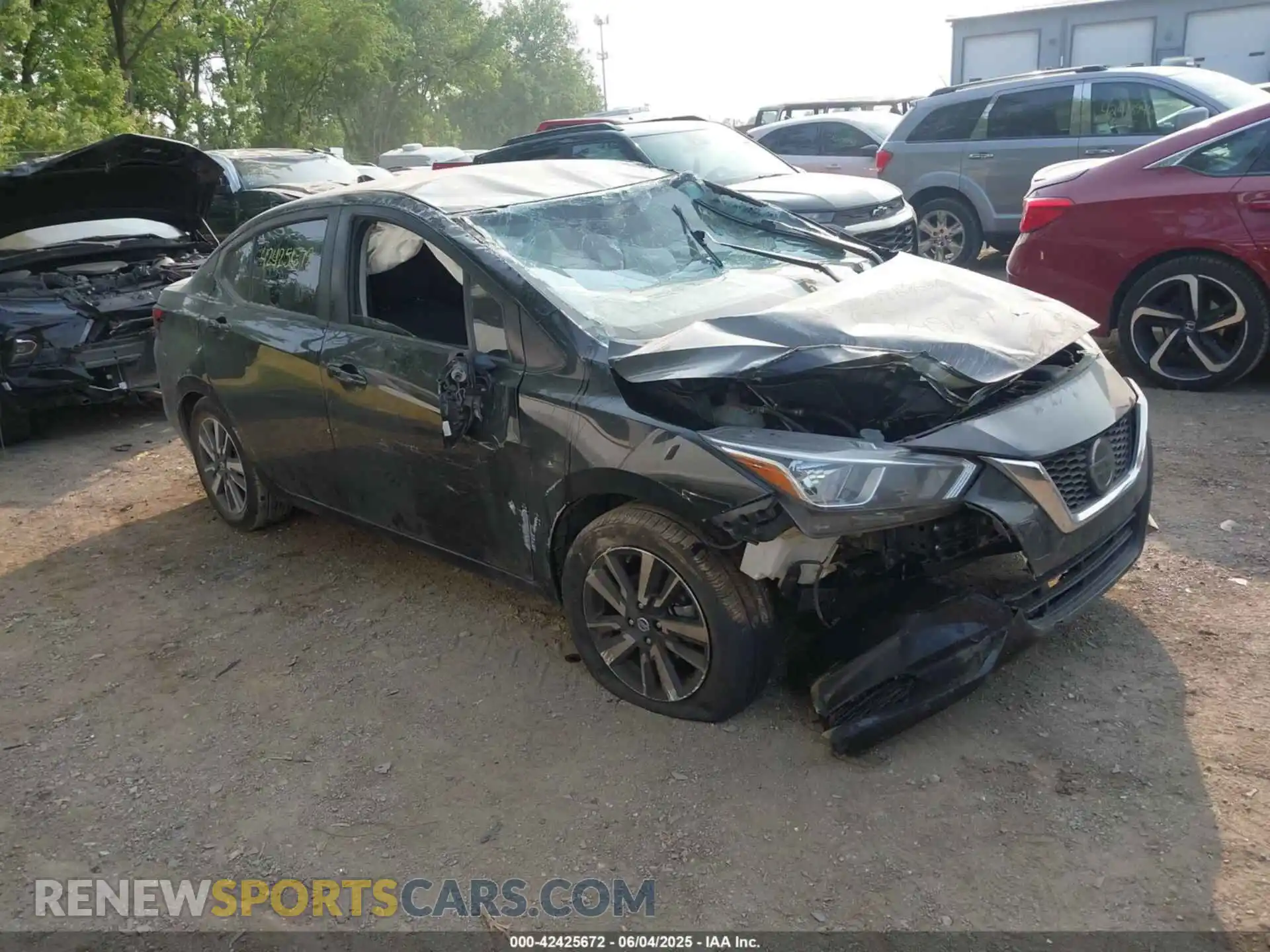 1 Photograph of a damaged car 3N1CN8EV3ML849634 NISSAN VERSA 2021