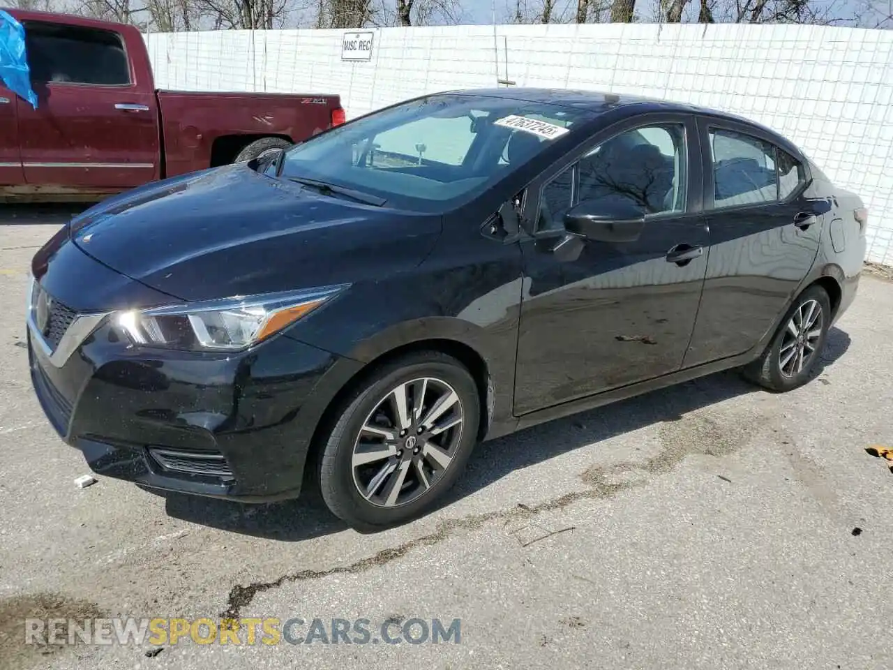 1 Photograph of a damaged car 3N1CN8EV3ML862352 NISSAN VERSA 2021