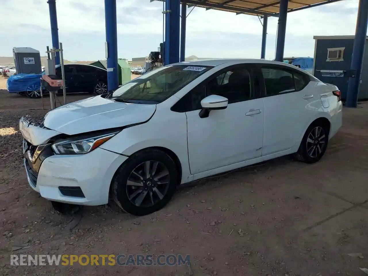 1 Photograph of a damaged car 3N1CN8EV3ML865154 NISSAN VERSA 2021