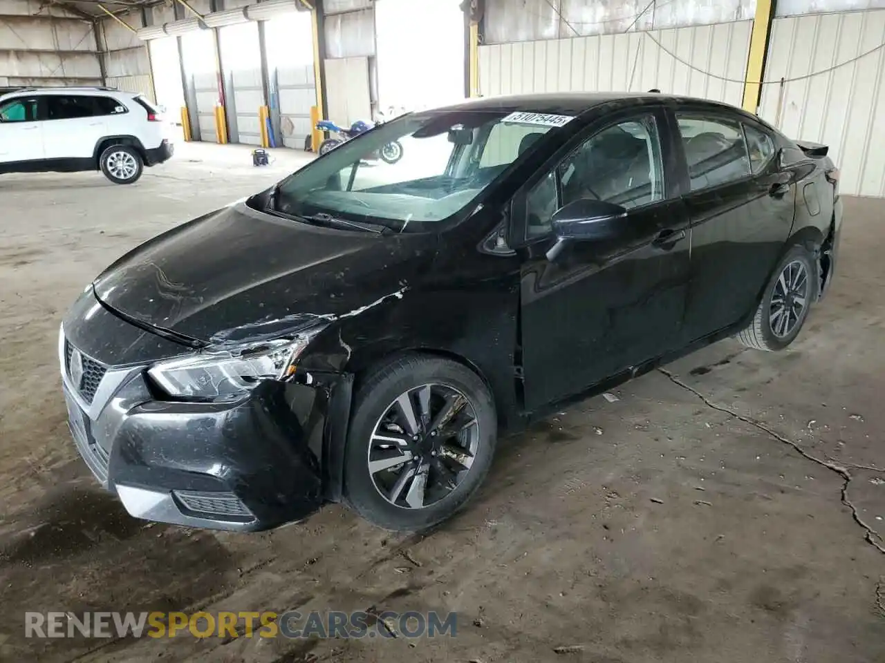 1 Photograph of a damaged car 3N1CN8EV3ML867731 NISSAN VERSA 2021