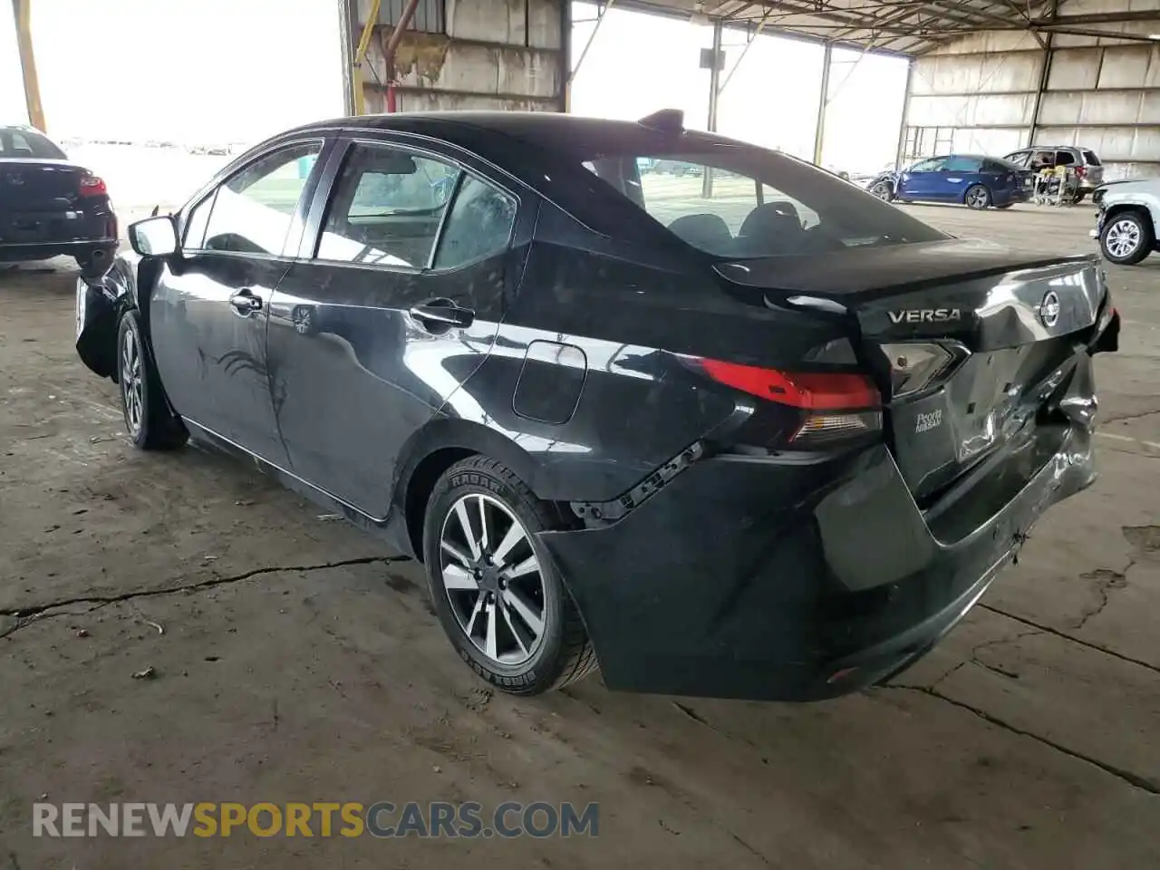 2 Photograph of a damaged car 3N1CN8EV3ML867731 NISSAN VERSA 2021