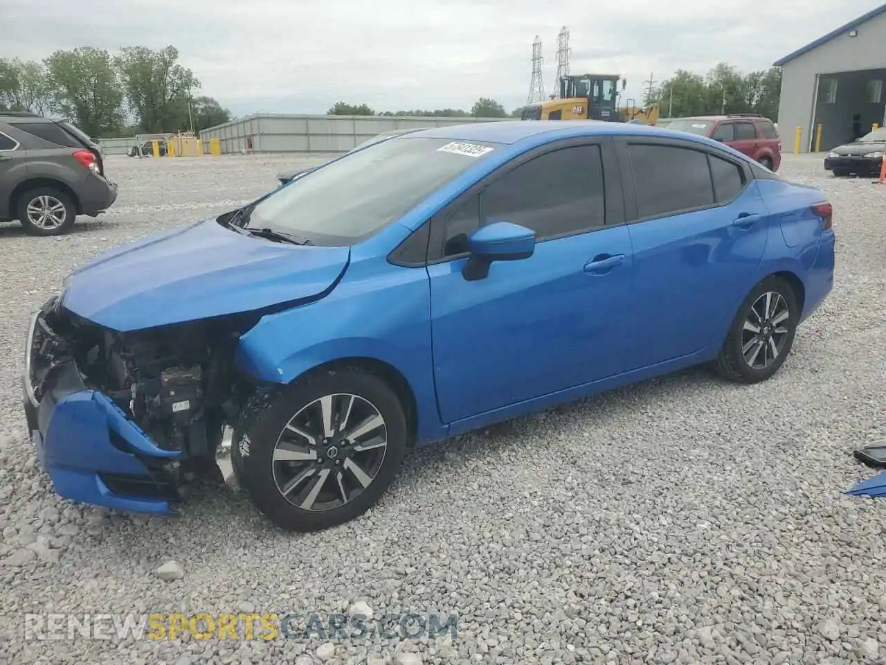 1 Photograph of a damaged car 3N1CN8EV3ML869155 NISSAN VERSA 2021