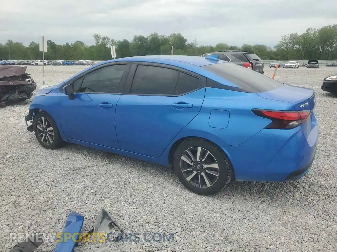 2 Photograph of a damaged car 3N1CN8EV3ML869155 NISSAN VERSA 2021