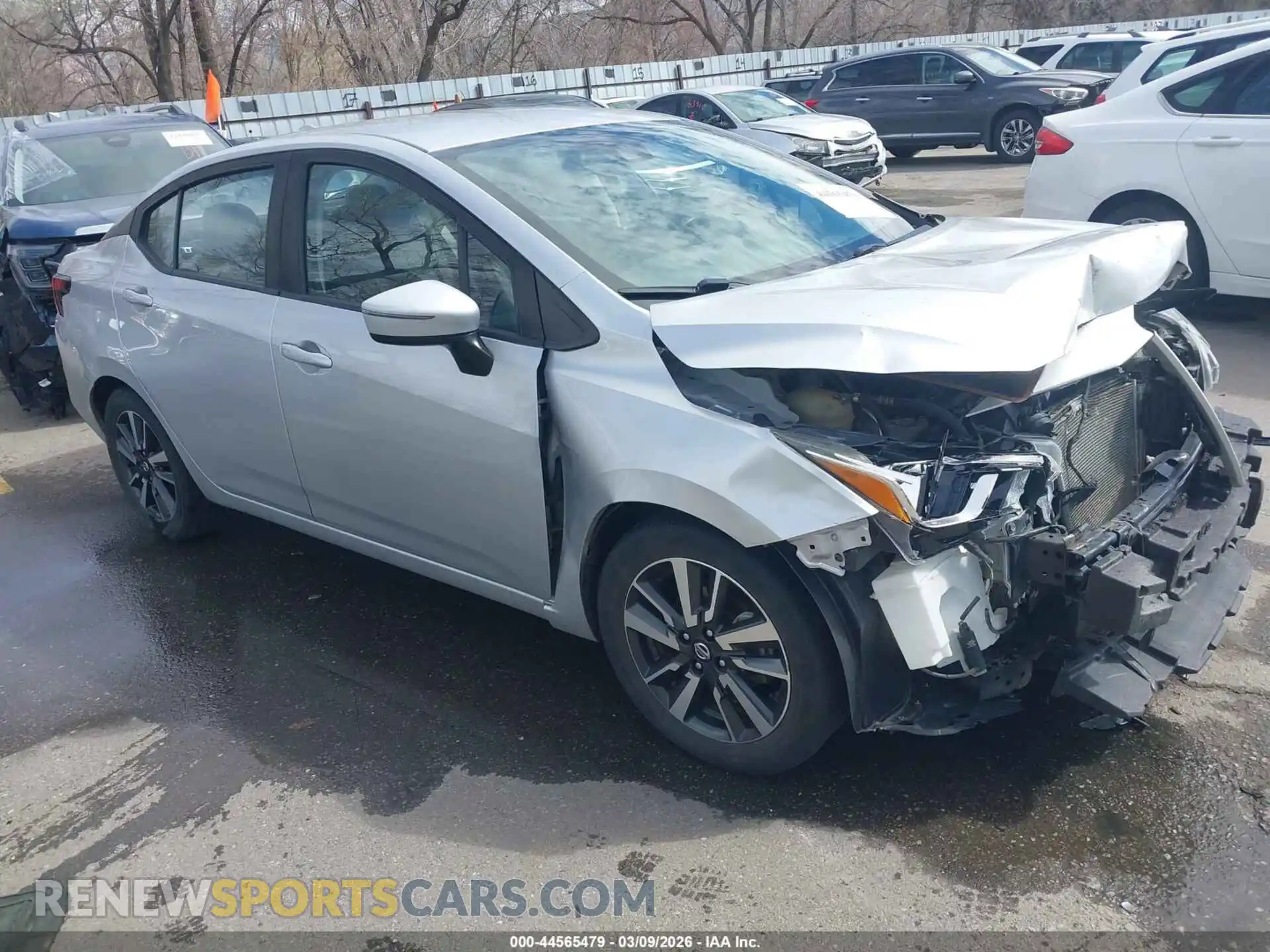 1 Photograph of a damaged car 3N1CN8EV3ML879605 NISSAN VERSA 2021