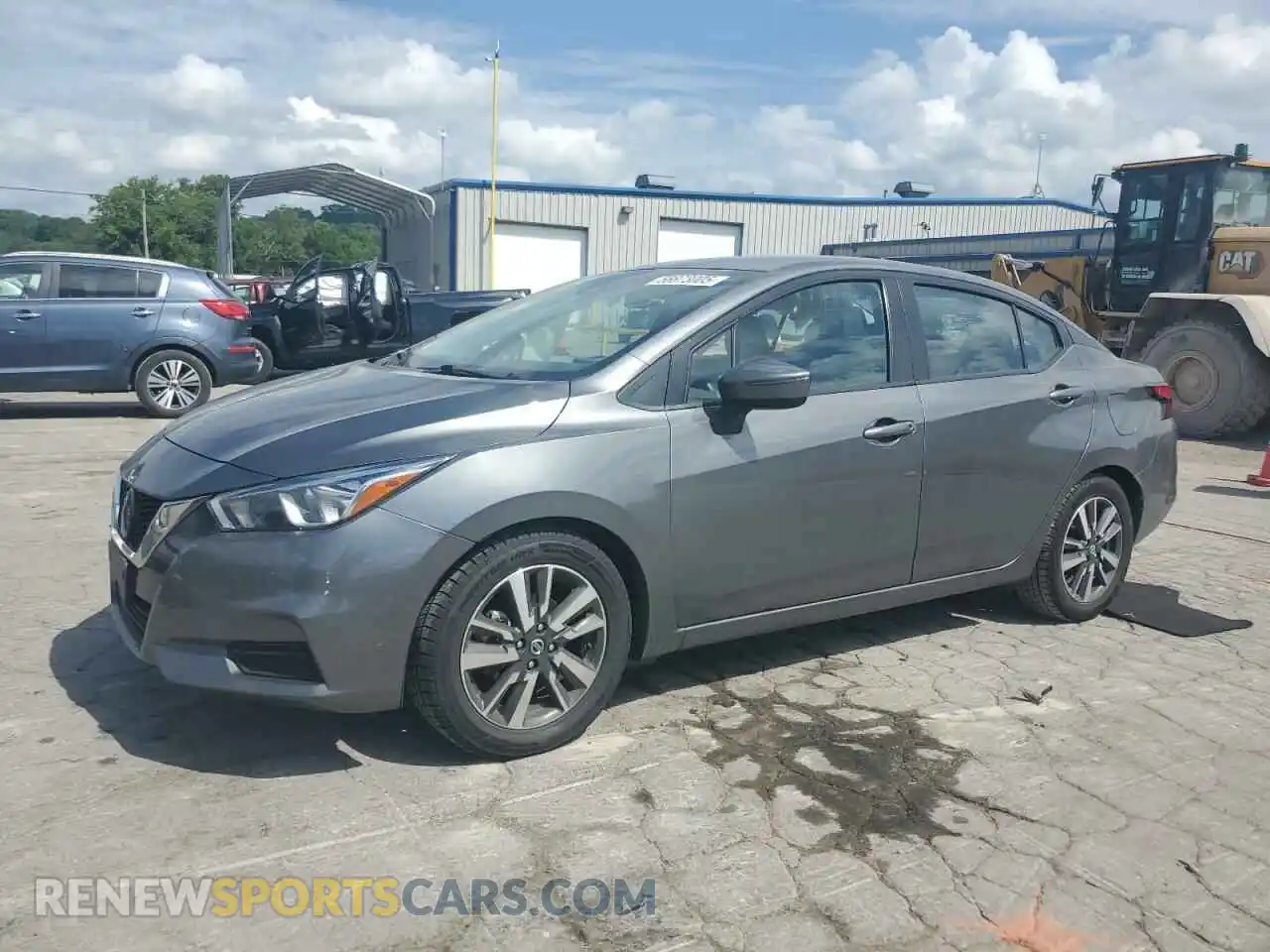 1 Photograph of a damaged car 3N1CN8EV3ML884948 NISSAN VERSA 2021