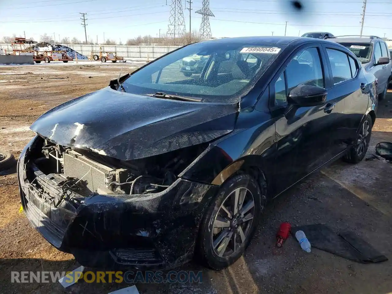1 Photograph of a damaged car 3N1CN8EV3ML887963 NISSAN VERSA 2021