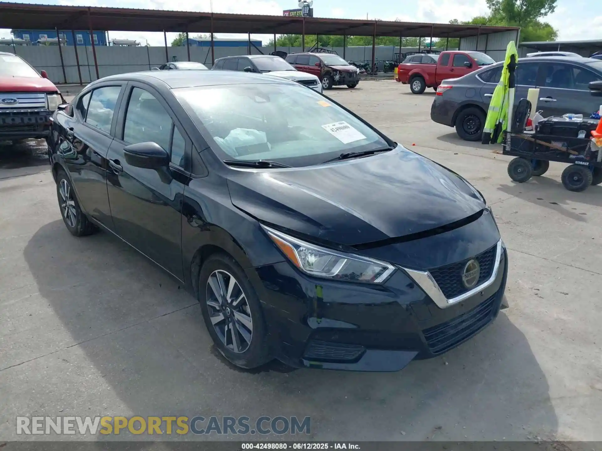 1 Photograph of a damaged car 3N1CN8EV3ML888725 NISSAN VERSA 2021