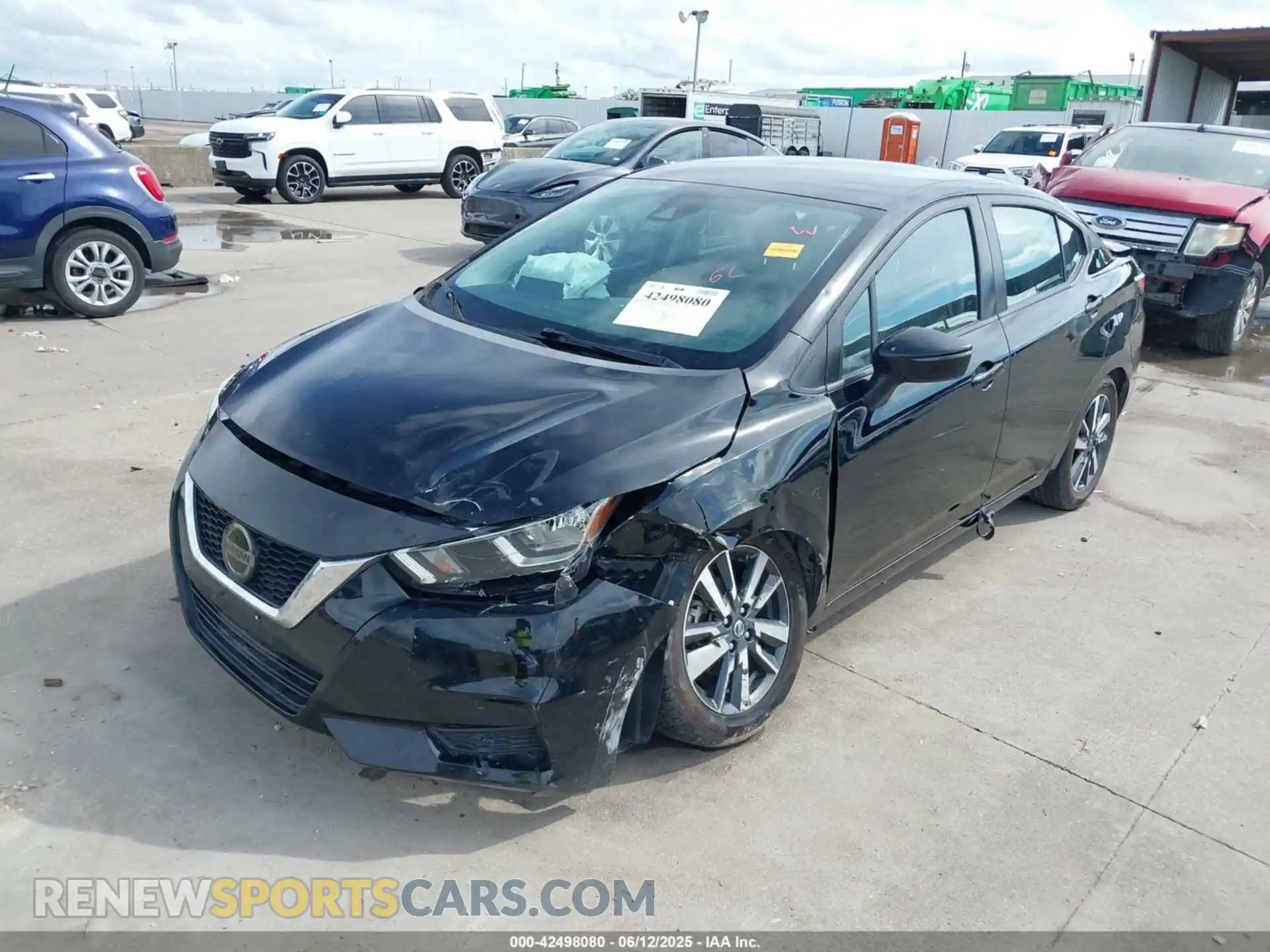 2 Photograph of a damaged car 3N1CN8EV3ML888725 NISSAN VERSA 2021