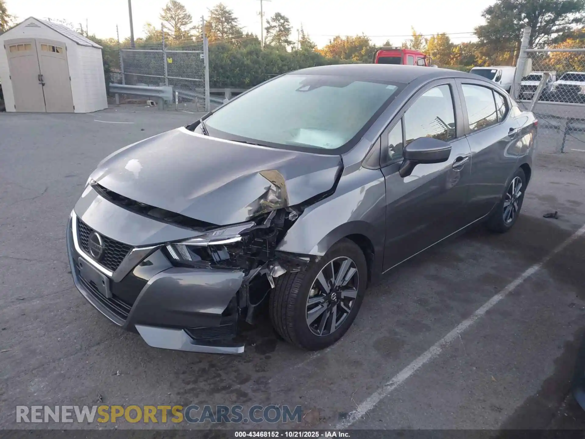 2 Photograph of a damaged car 3N1CN8EV3ML890829 NISSAN VERSA 2021