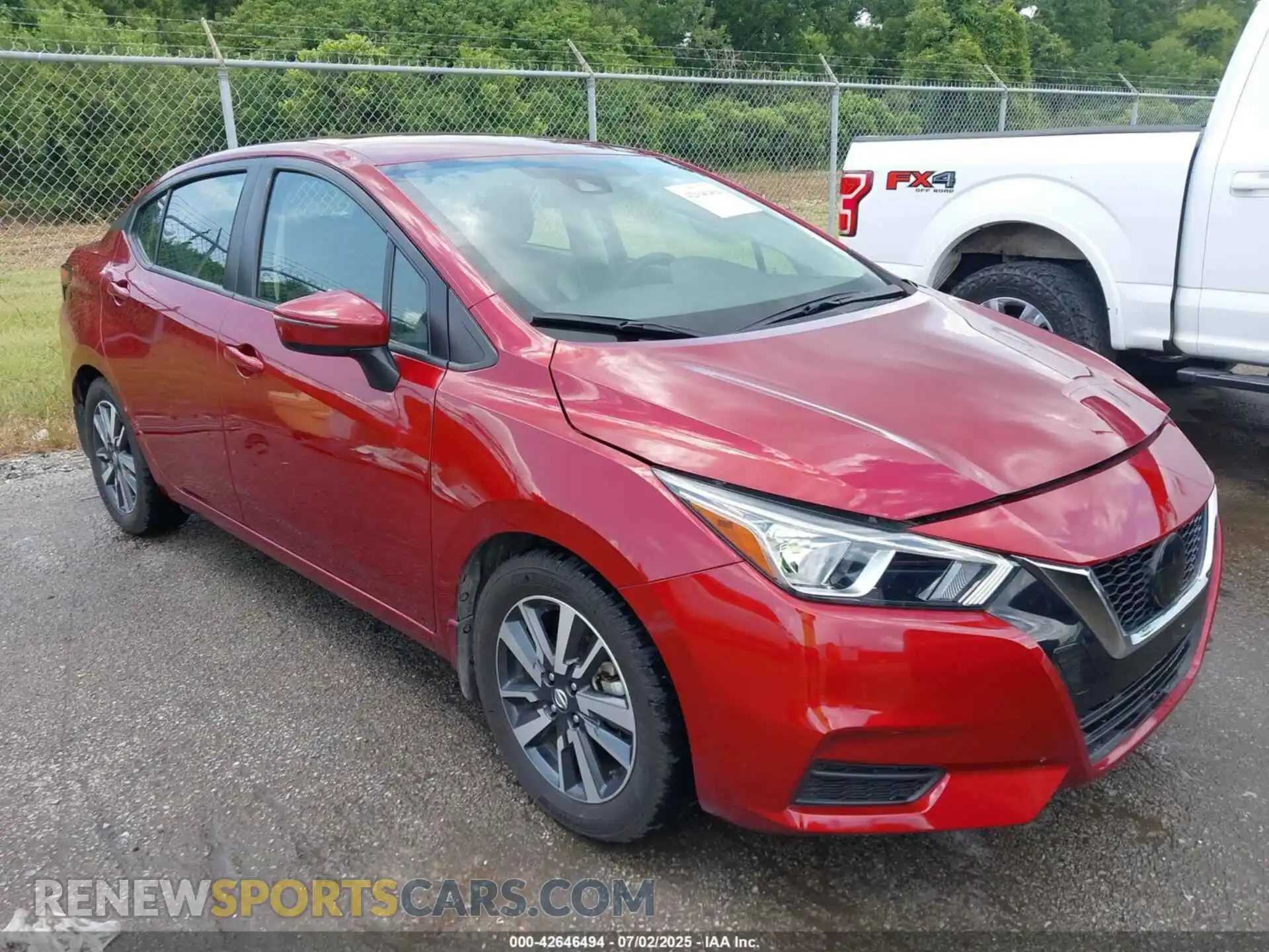 1 Photograph of a damaged car 3N1CN8EV3ML917141 NISSAN VERSA 2021