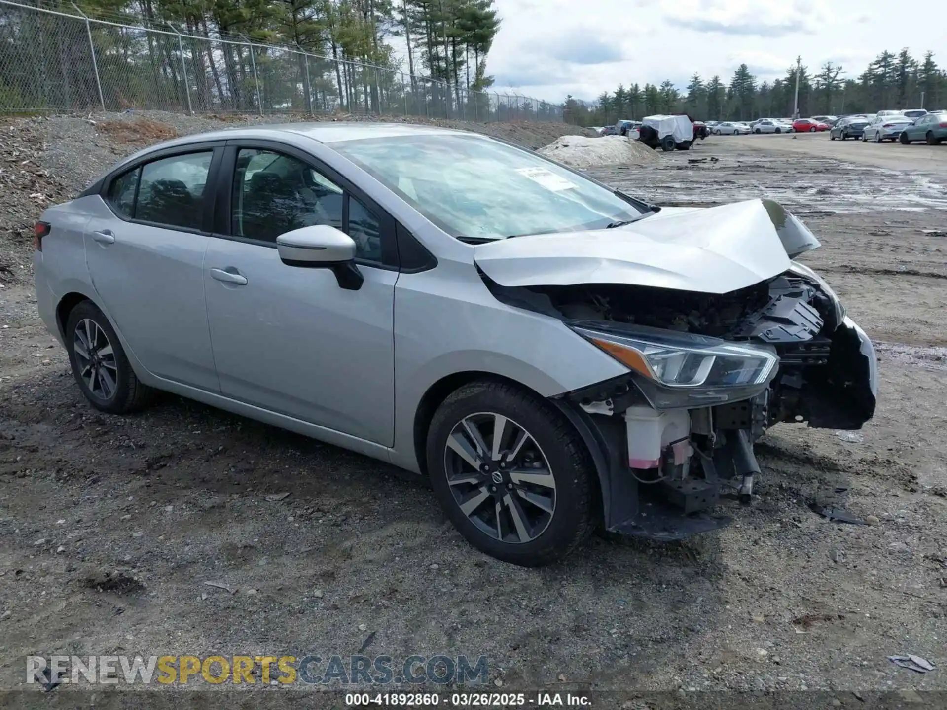 1 Photograph of a damaged car 3N1CN8EV4ML810079 NISSAN VERSA 2021