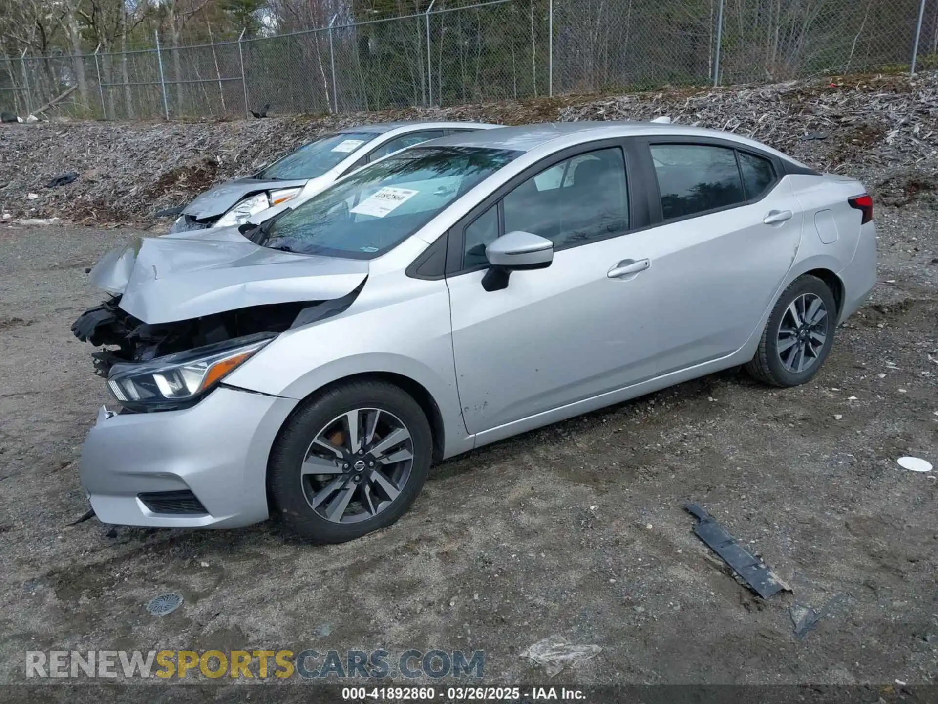 2 Photograph of a damaged car 3N1CN8EV4ML810079 NISSAN VERSA 2021