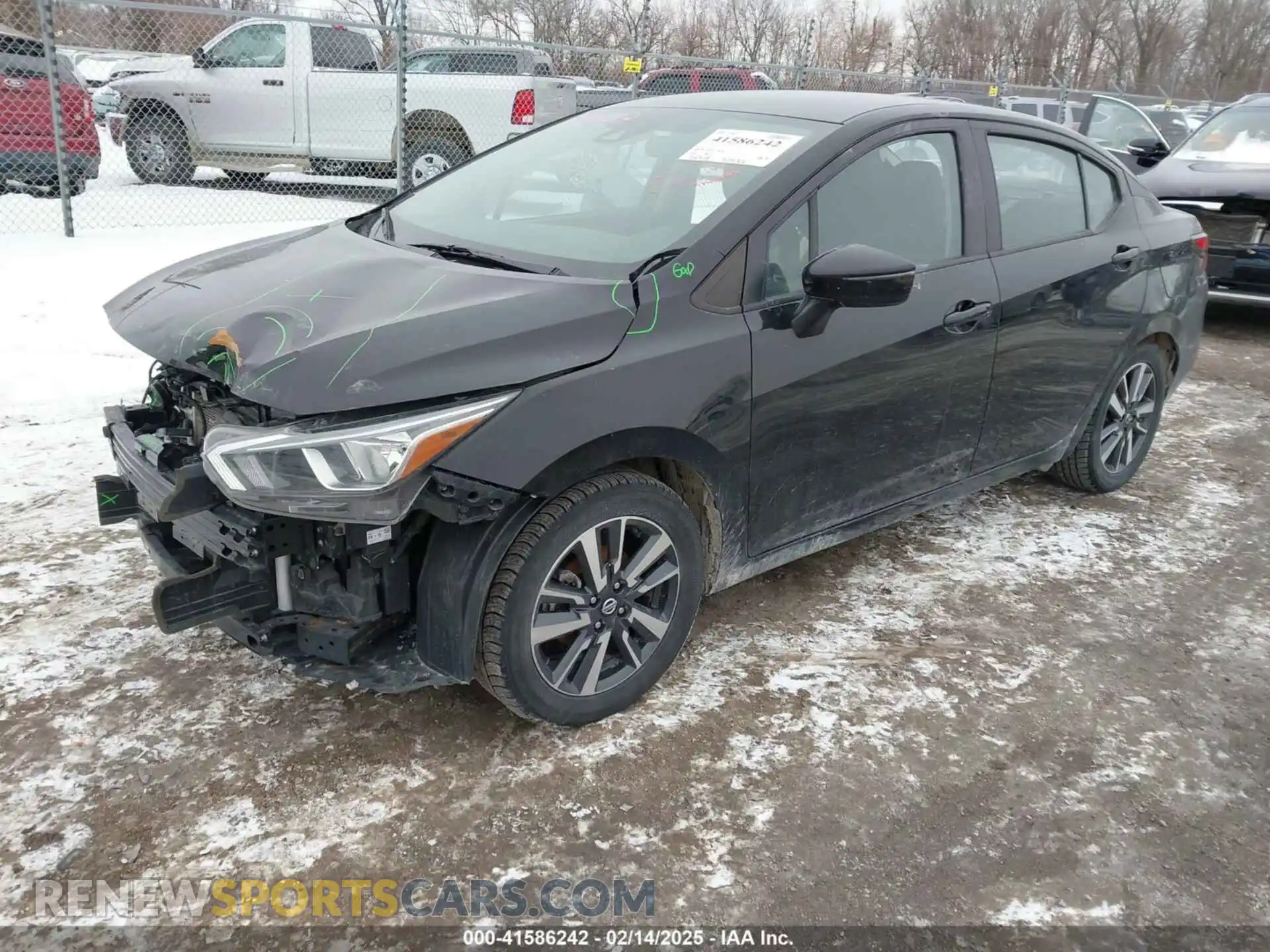 2 Photograph of a damaged car 3N1CN8EV4ML821650 NISSAN VERSA 2021