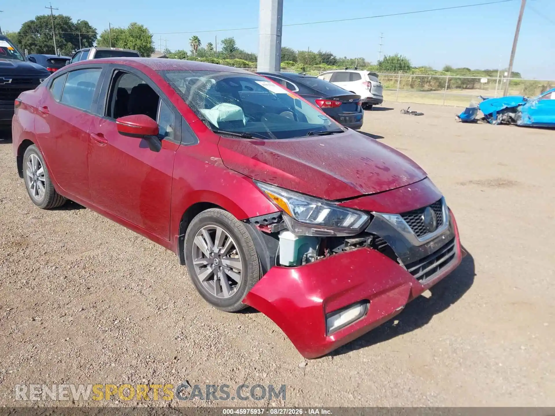 1 Фотография поврежденного автомобиля 3N1CN8EV4ML826833 NISSAN VERSA 2021