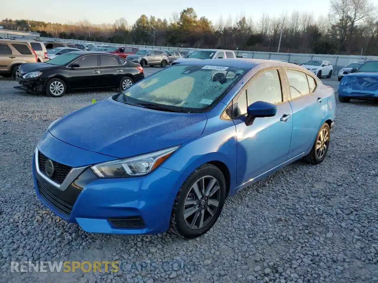 1 Photograph of a damaged car 3N1CN8EV4ML832230 NISSAN VERSA 2021