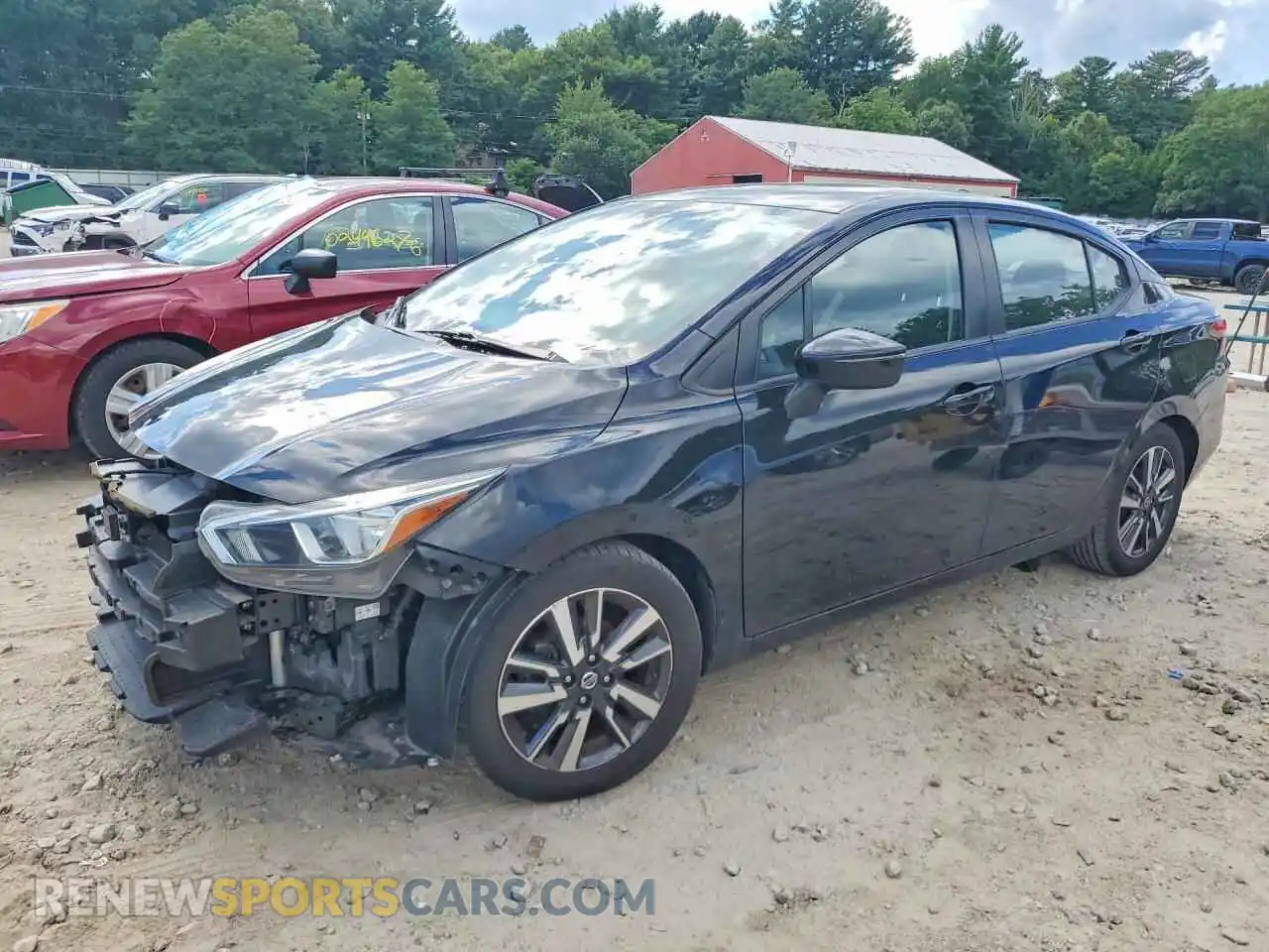 1 Photograph of a damaged car 3N1CN8EV4ML834849 NISSAN VERSA 2021