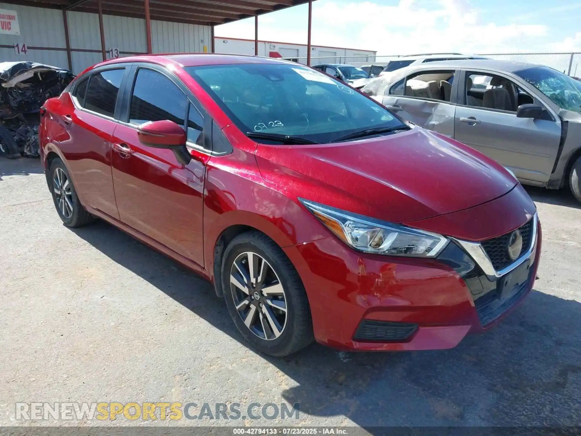 1 Photograph of a damaged car 3N1CN8EV4ML838044 NISSAN VERSA 2021