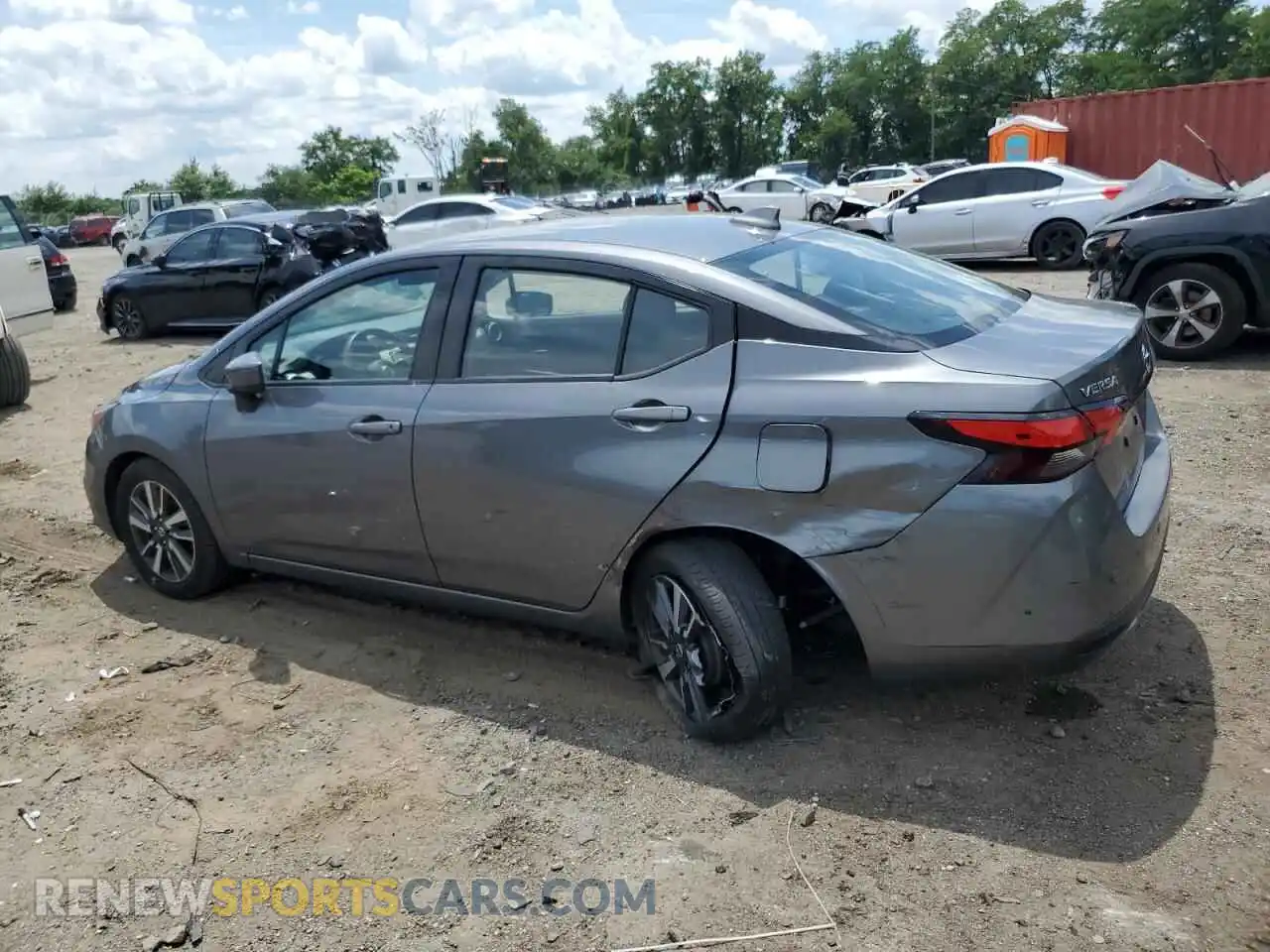 2 fotografías del automóvil dañado 3N1CN8EV4ML862621 NISSAN VERSA 2021