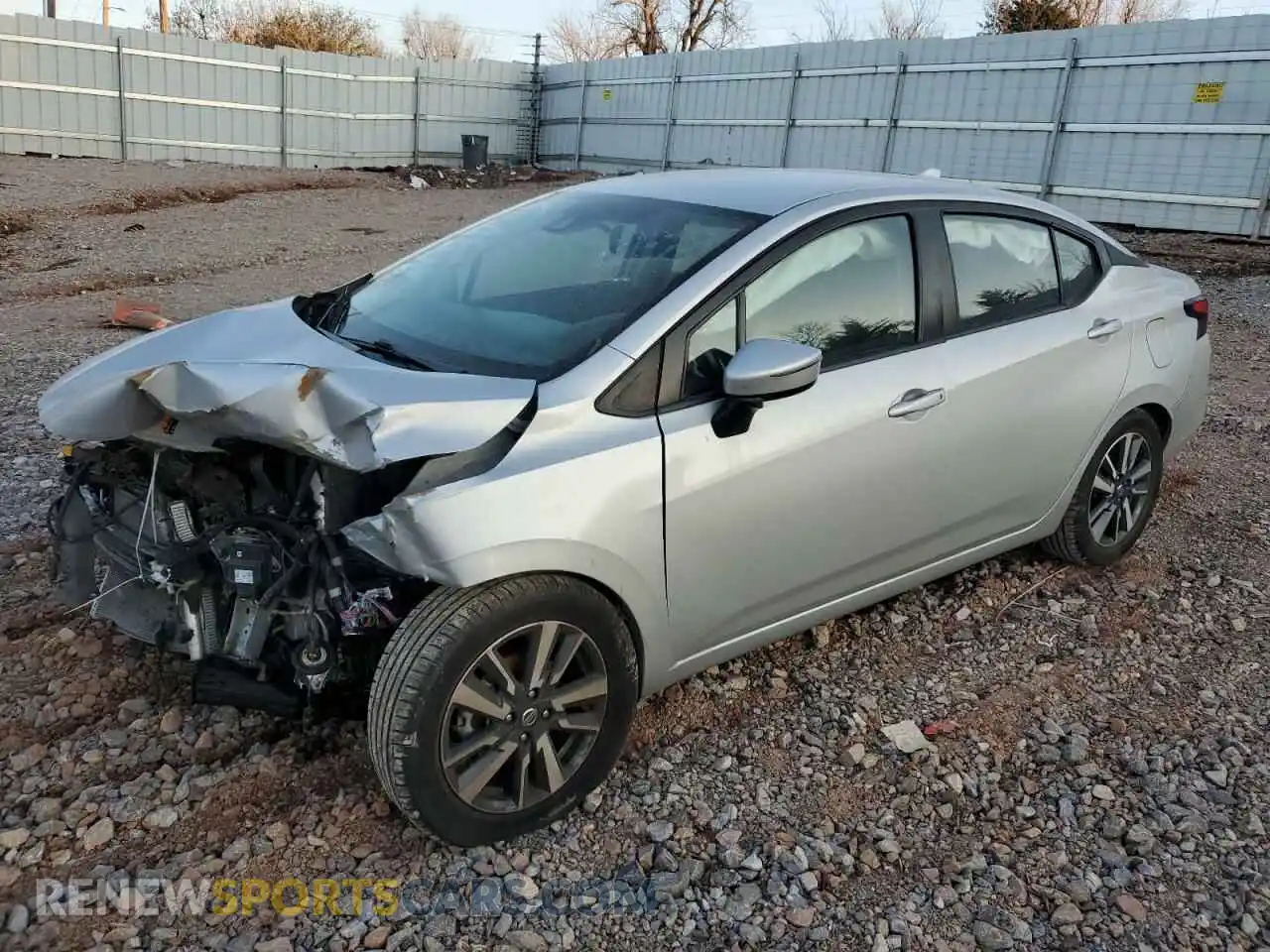1 Photograph of a damaged car 3N1CN8EV4ML864613 NISSAN VERSA 2021