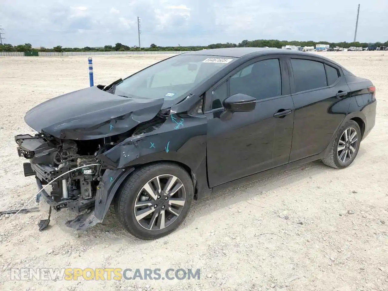 1 Photograph of a damaged car 3N1CN8EV4ML866085 NISSAN VERSA 2021