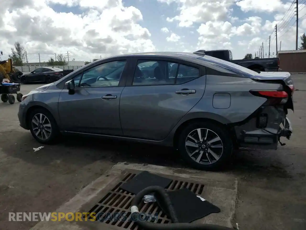 2 Photograph of a damaged car 3N1CN8EV4ML866488 NISSAN VERSA 2021