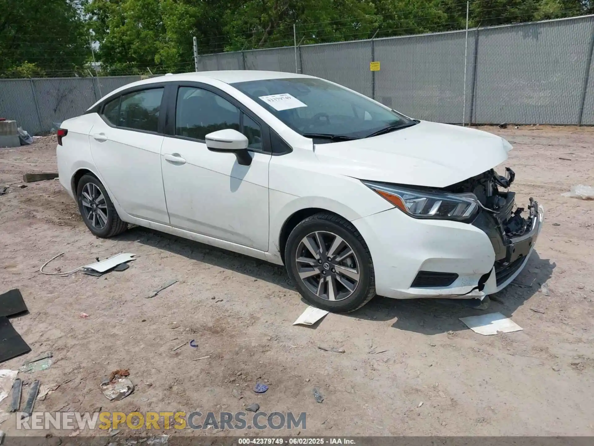 1 Photograph of a damaged car 3N1CN8EV4ML869603 NISSAN VERSA 2021