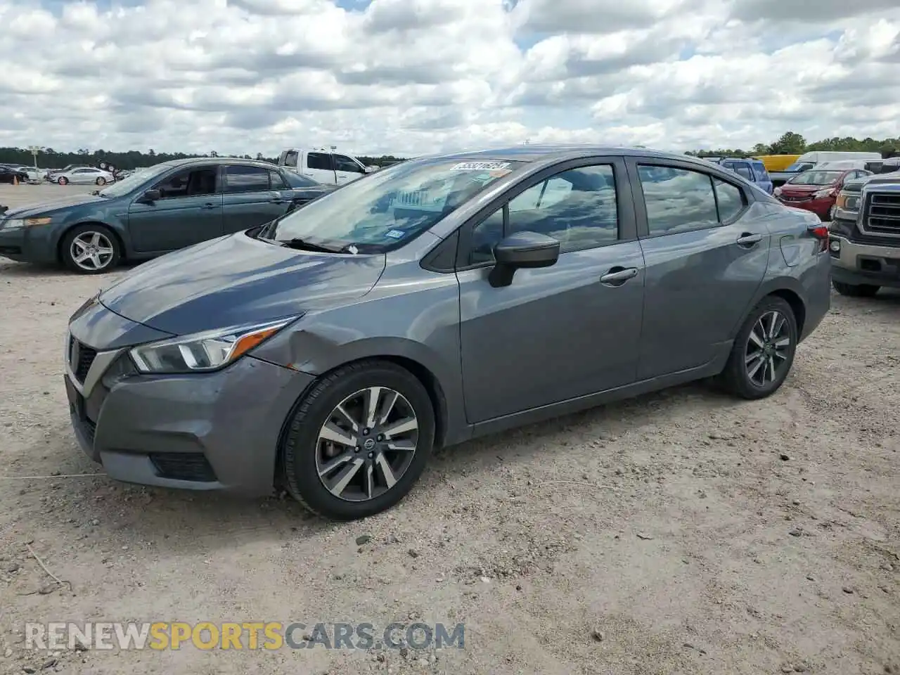 1 Photograph of a damaged car 3N1CN8EV4ML871061 NISSAN VERSA 2021