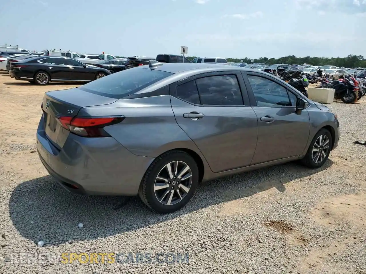 3 Photograph of a damaged car 3N1CN8EV4ML876308 NISSAN VERSA 2021