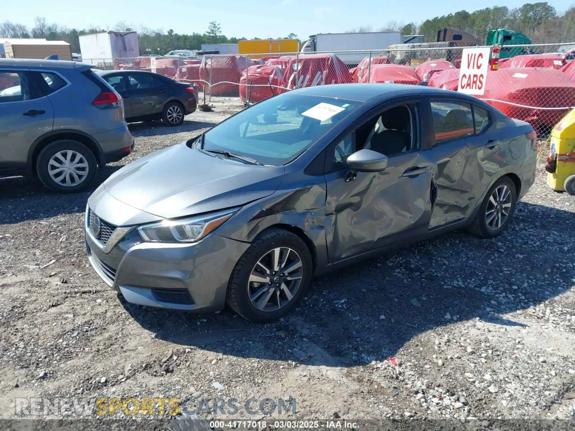 2 Photograph of a damaged car 3N1CN8EV4ML885218 NISSAN VERSA 2021