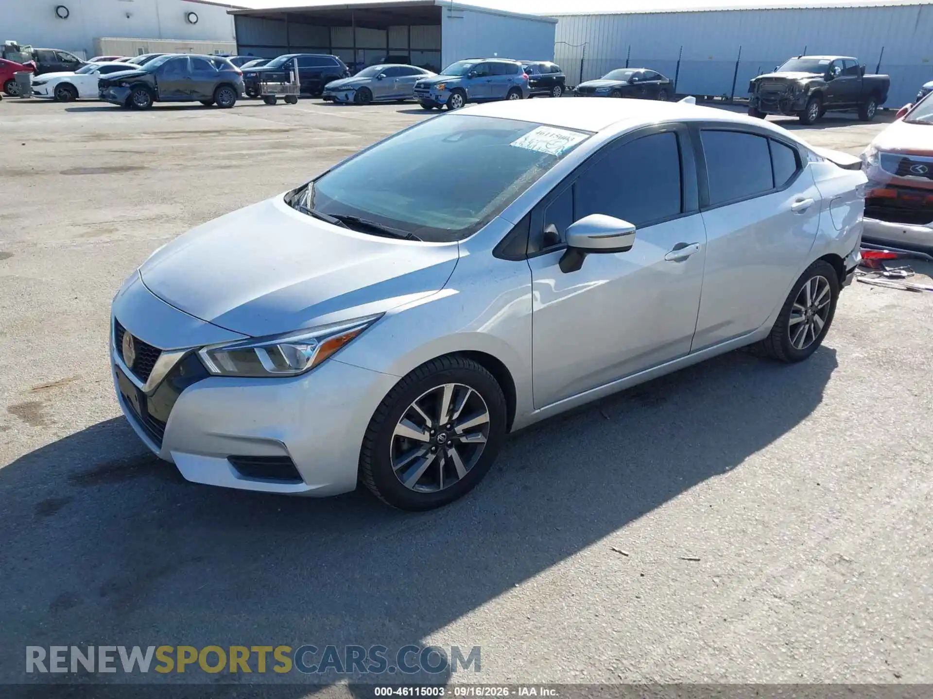 2 Photograph of a damaged car 3N1CN8EV4ML886790 NISSAN VERSA 2021
