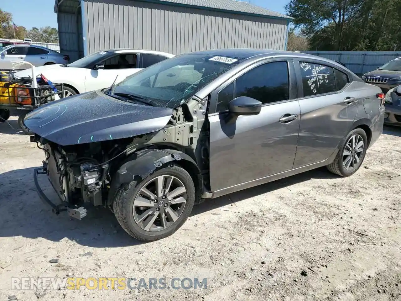 1 Photograph of a damaged car 3N1CN8EV4ML890502 NISSAN VERSA 2021
