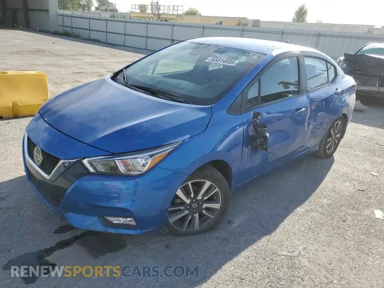 1 Photograph of a damaged car 3N1CN8EV4ML895926 NISSAN VERSA 2021
