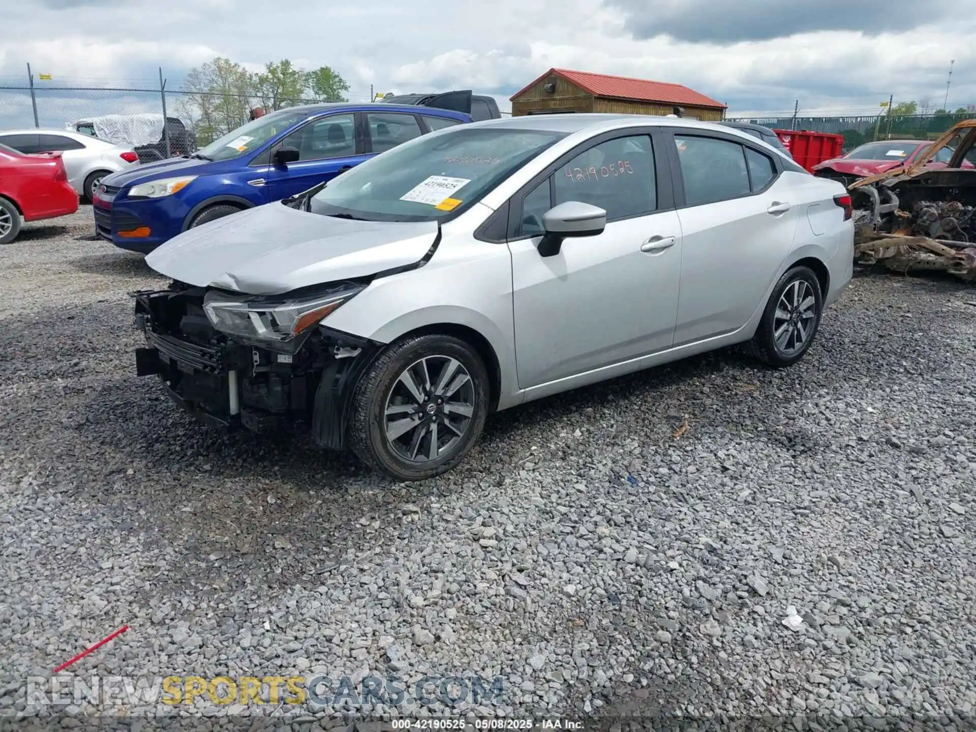 2 Photograph of a damaged car 3N1CN8EV5ML809524 NISSAN VERSA 2021