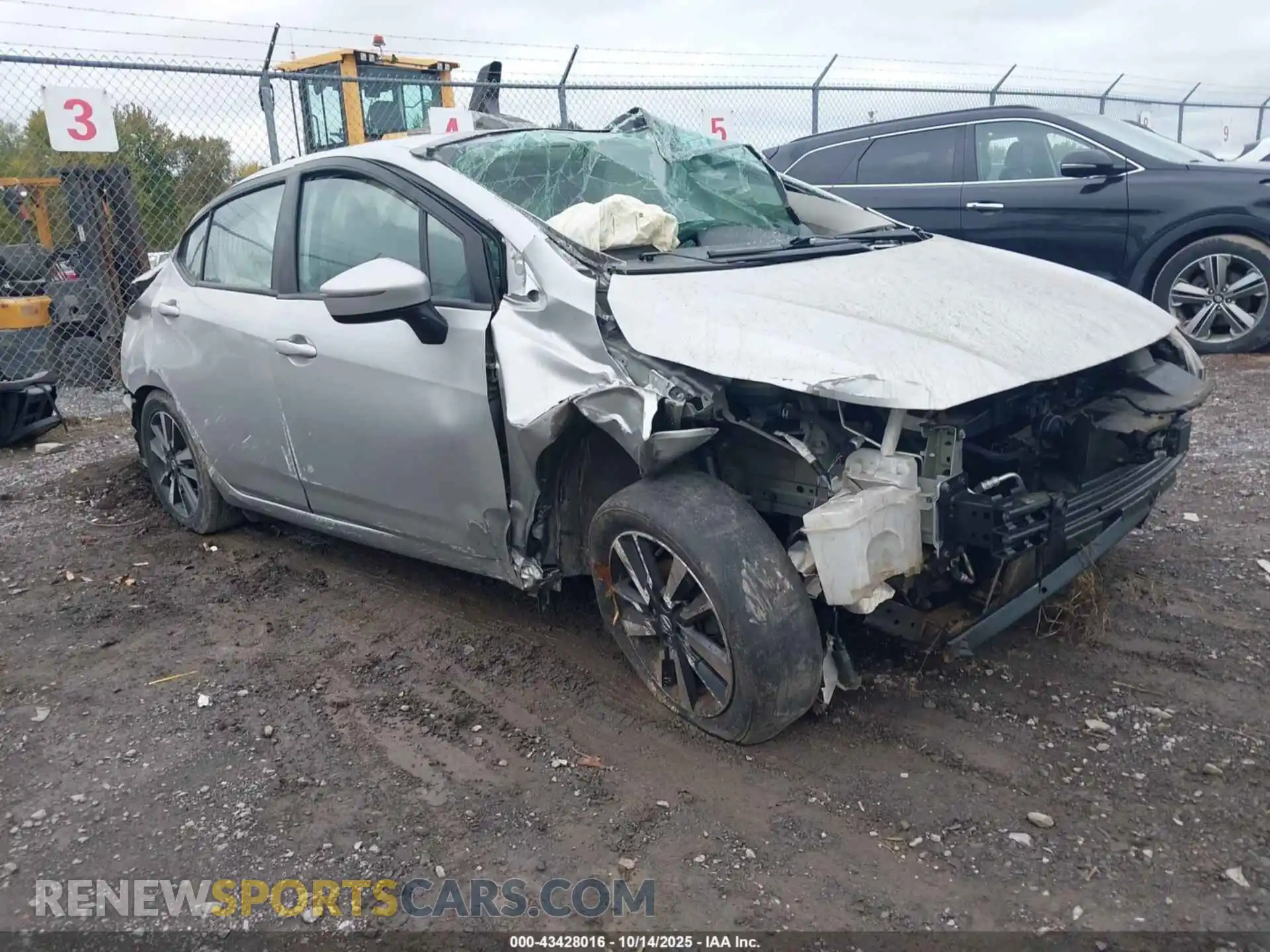 1 Photograph of a damaged car 3N1CN8EV5ML812097 NISSAN VERSA 2021