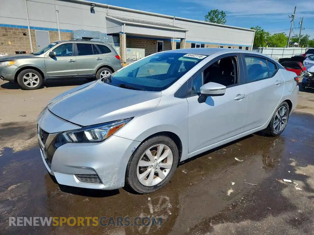 1 Photograph of a damaged car 3N1CN8EV5ML812441 NISSAN VERSA 2021
