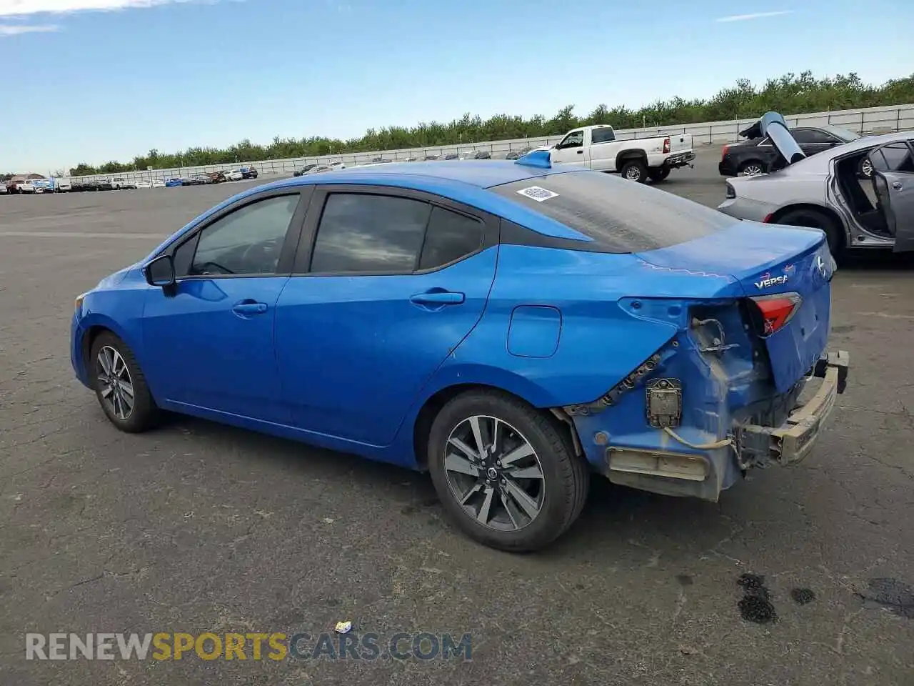 2 Photograph of a damaged car 3N1CN8EV5ML826095 NISSAN VERSA 2021