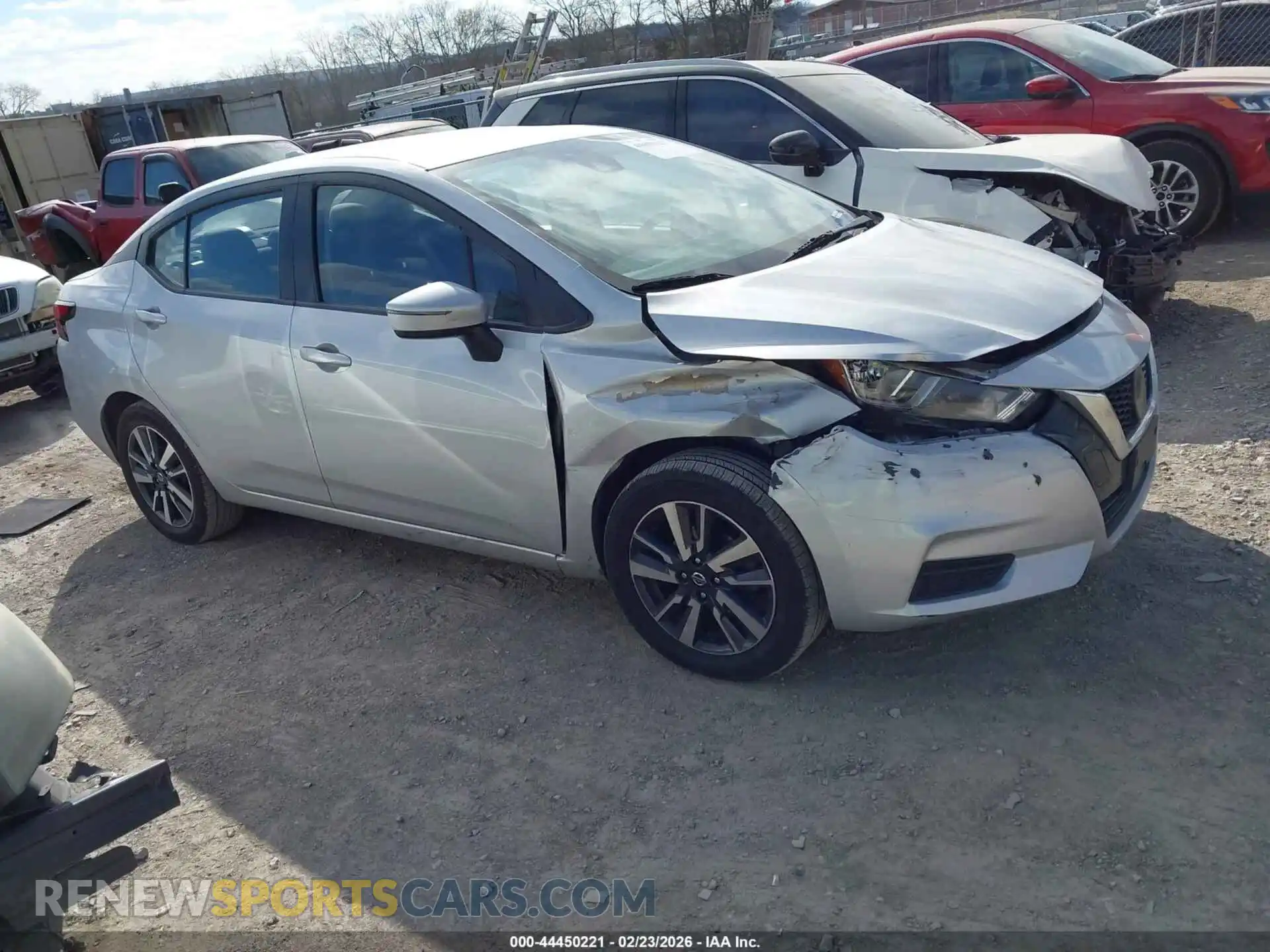 1 Photograph of a damaged car 3N1CN8EV5ML833080 NISSAN VERSA 2021