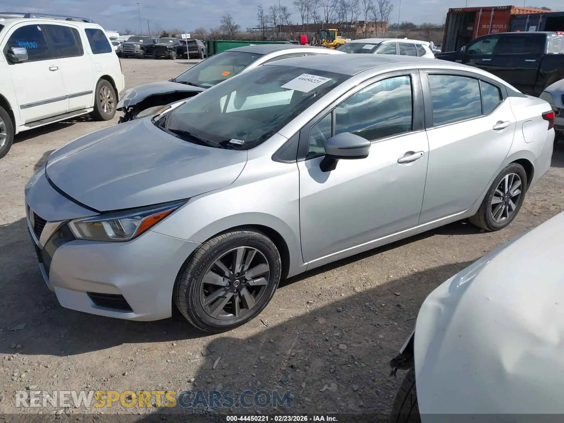 2 Photograph of a damaged car 3N1CN8EV5ML833080 NISSAN VERSA 2021