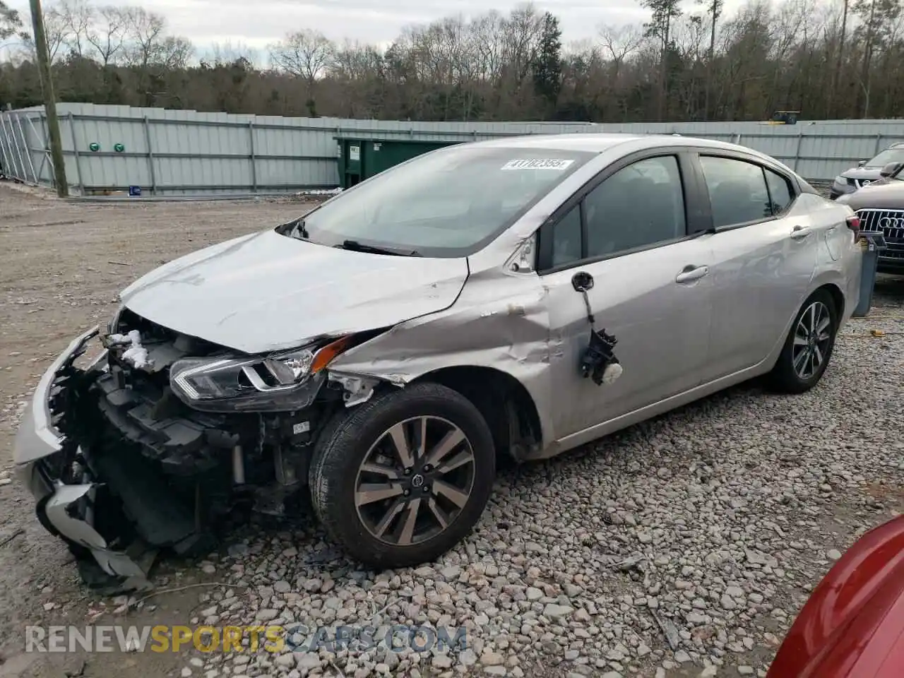 1 Photograph of a damaged car 3N1CN8EV5ML833791 NISSAN VERSA 2021