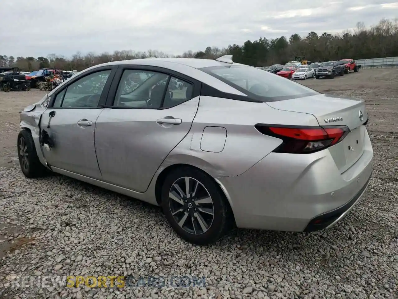 2 Photograph of a damaged car 3N1CN8EV5ML833791 NISSAN VERSA 2021