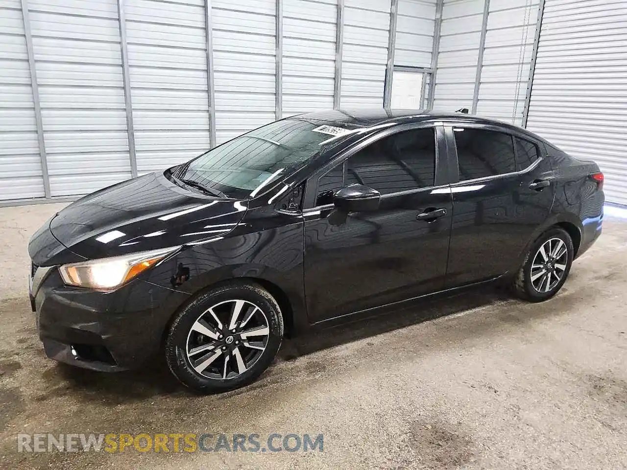 1 Photograph of a damaged car 3N1CN8EV5ML838540 NISSAN VERSA 2021