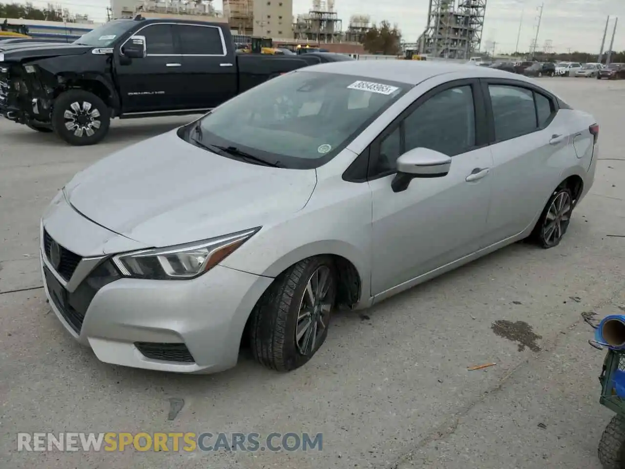 1 Photograph of a damaged car 3N1CN8EV5ML839705 NISSAN VERSA 2021