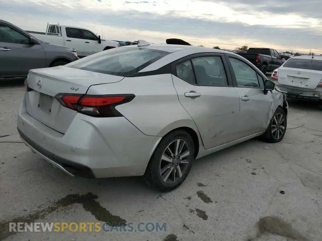3 Photograph of a damaged car 3N1CN8EV5ML839705 NISSAN VERSA 2021