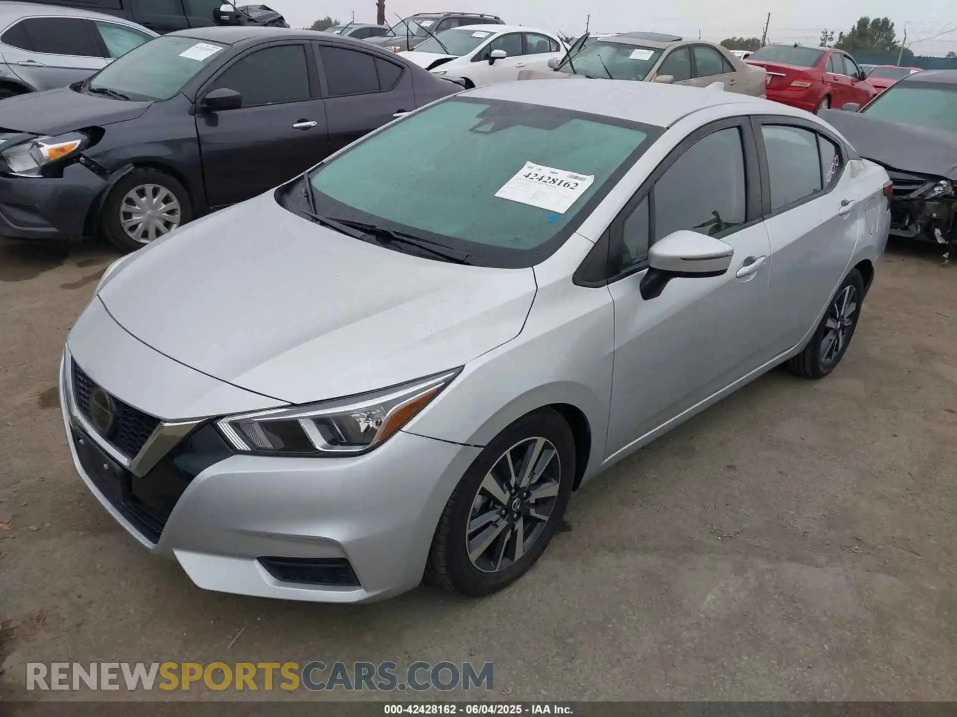 2 Photograph of a damaged car 3N1CN8EV5ML841146 NISSAN VERSA 2021