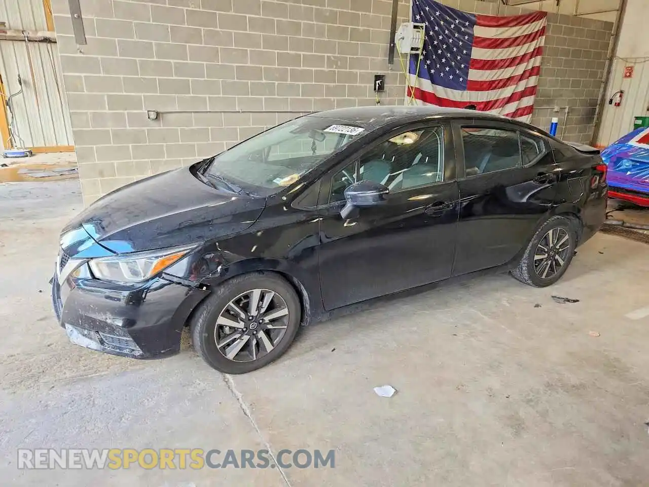 1 Photograph of a damaged car 3N1CN8EV5ML844998 NISSAN VERSA 2021